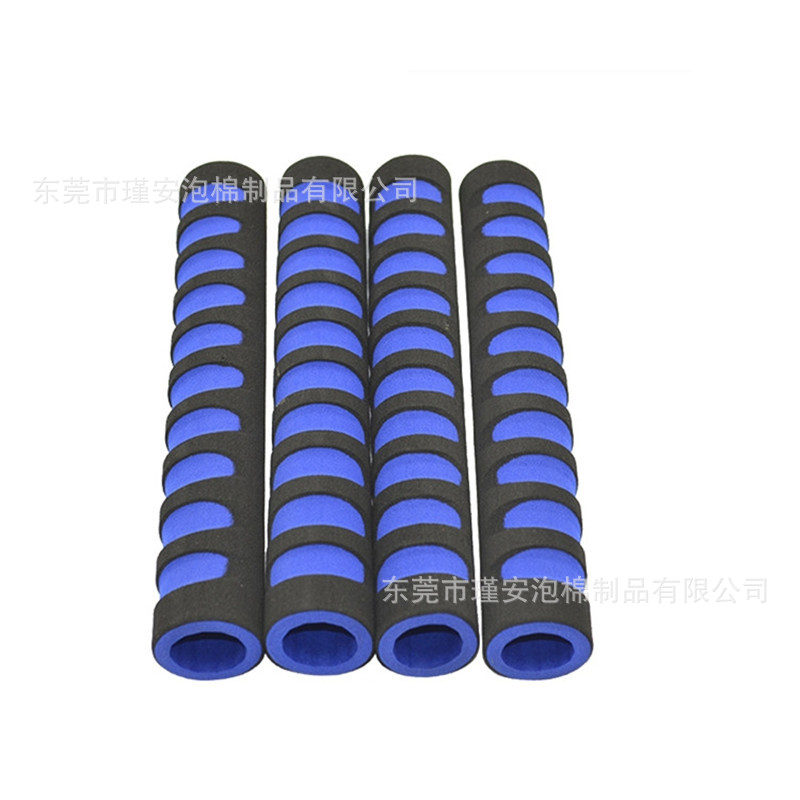 瑾安直供EVA泡棉磨砂发泡管 橡塑登山棒把套 NBR磨面光面海绵管