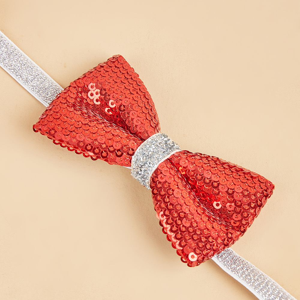 Ventas de la fábrica en stock lentejuelas pajarita PET pajarita avanzada de lentejuelas gato perro arco ajustable accesorios para mascotas