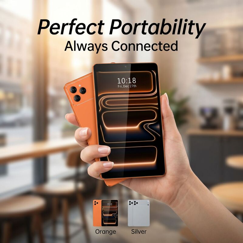 2026 Cross-Border Hot Product 7inch Android Tablet with High-Definition Ips Screen, Smart Bluetooth, Dual Sim Card Tablet