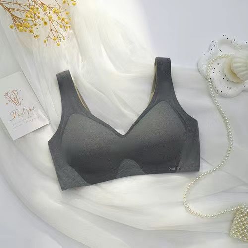 Y62 ropa interior femenina copas fijas juntas anti-caída chaleco sin anillo de acero bra ligero