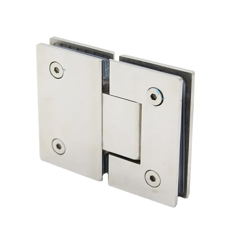 Clip de baño de puerta de vidrio de cobre completo Clip de vidrio de 180 grados Accesorios de ducha de hotel de casa Clip de baño de bisagra de vidrio