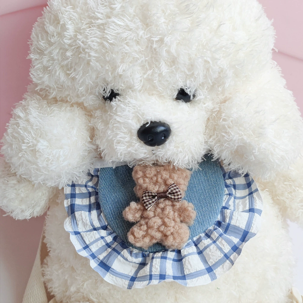 Производитель медведь домашнее животное шарф милый синий черный джинсовый стиль домашнее животное рот полотенце кошачий собачий нагрудник аксессуары для домашних животных