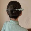 Chinese hairpin, modern advanced hair accessory, Chinese style, flowered, simple and elegant design, high-quality style, wholesale