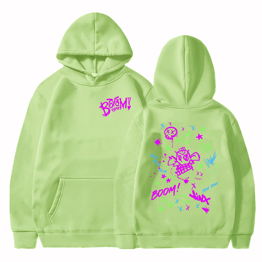 Female Hoody Boom Monkey Jinx Arcane Hahaha Hoodies