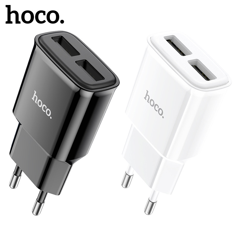 Dual Port Usb Wall Charger For Apple Android And Type-c Devices_voghion.com