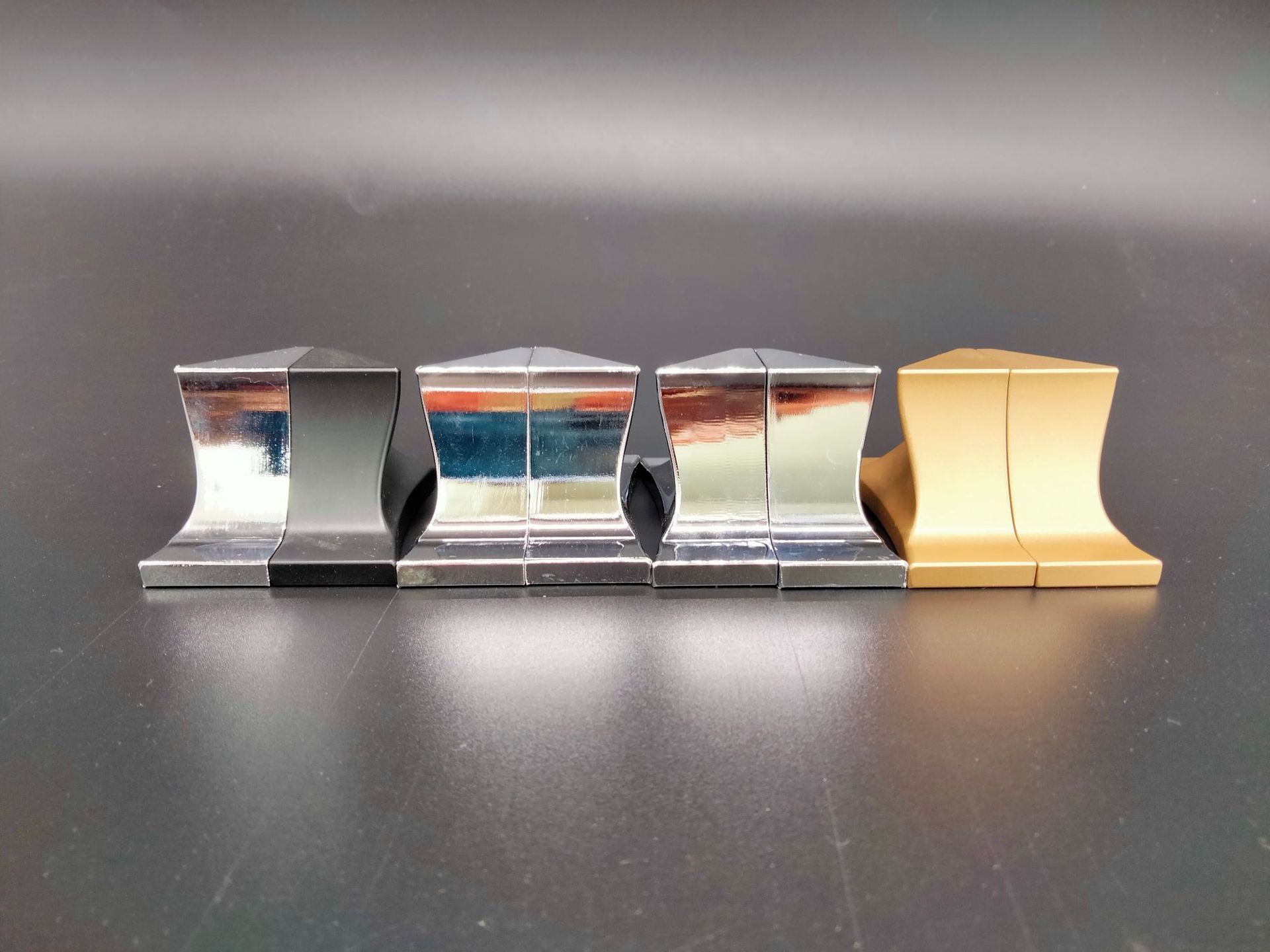 彩色金色枪色哑黑异形加工亚克力模型创意炫彩手办手工有机玻璃