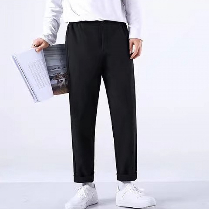[Single piece] Velvet trousers black-