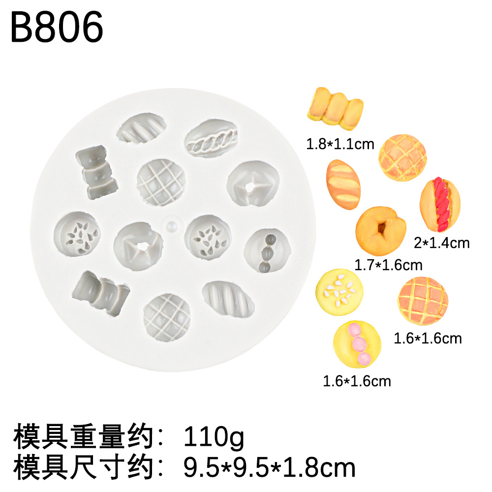 Mini galletas de hueso, pastel pequeño, molde de plástico de piedra, yeso de bricolaje, vapor de queso, adornos de chocolate, molde de silicona