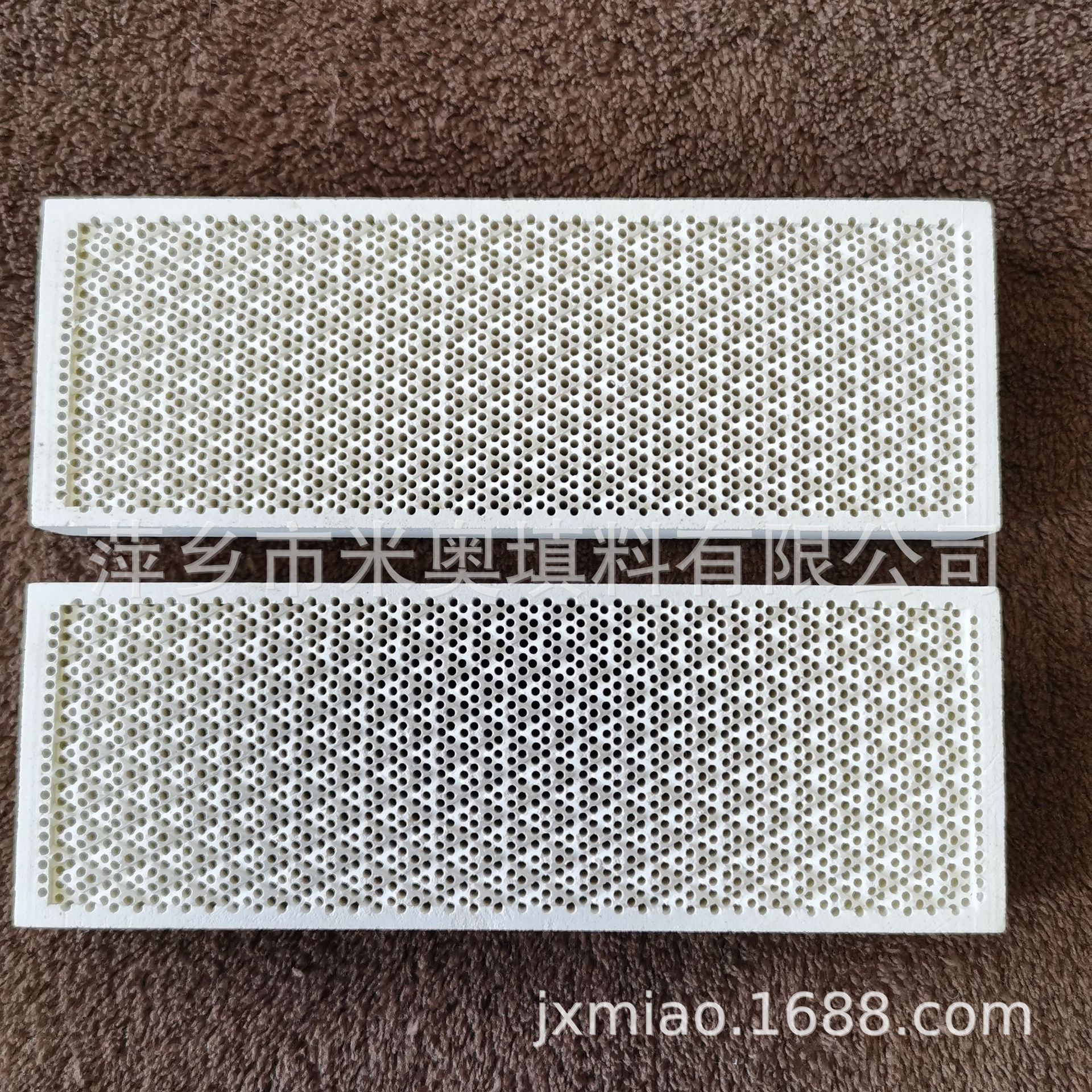 供应炉头红外线陶瓷片　142x50x13mm远红外线蜂窝陶板