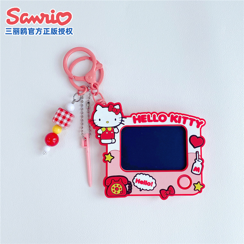 正版helloKitty挂件涂鸦画板玩具钥匙扣2025年新款书包挂饰小饰品|undefined