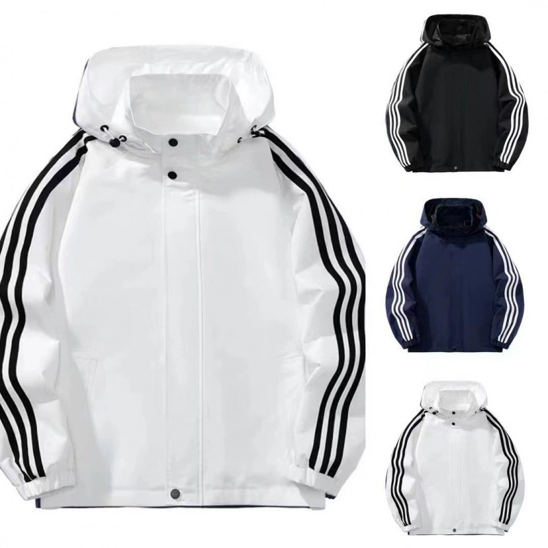 Три брусья с капюшоном куртка для мужчин и женщин