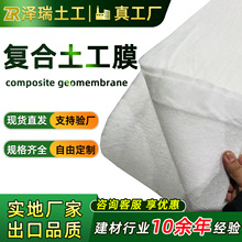 防渗土工布鱼塘养殖防水蓄水池垃圾填埋场两布一膜hdpe复合土工膜