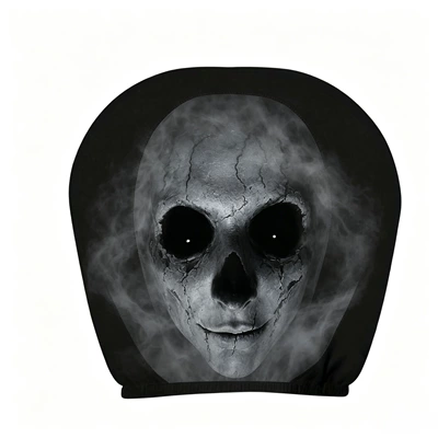 Other Automotive Interior Supplies elastic printed pillowcase, can be - 1-piece-horror-car-headrest-cover-4