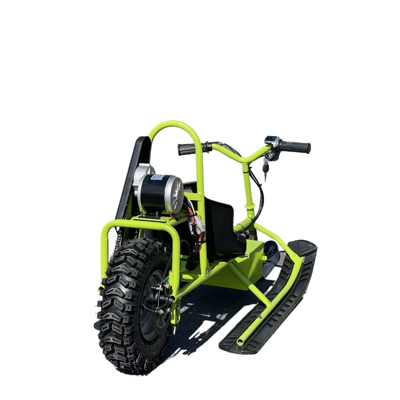Электрический Snow Scooter (Skiper) с мотором 24В 350 Вт, съемный аккумулятор, запас хода 15 км