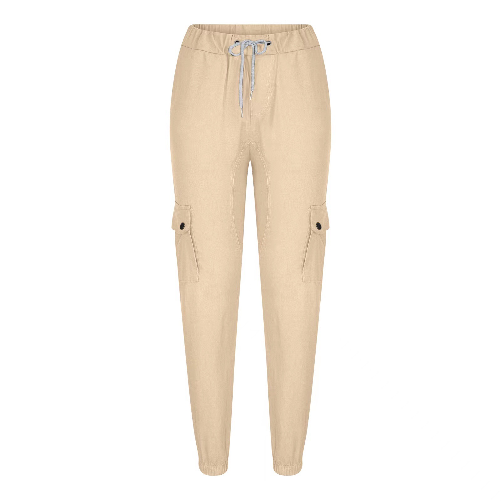 Autumn New Men's Cargo Pants Mens Overalls Multi-pockets Solid Color Pants Trousers Slim Fit Jogging_voghion.com