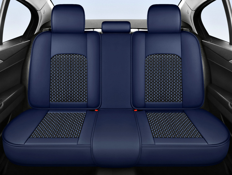 2025 New All-Inclusive Nappa Leather Ice Silk All-Season Car Seat Cushion