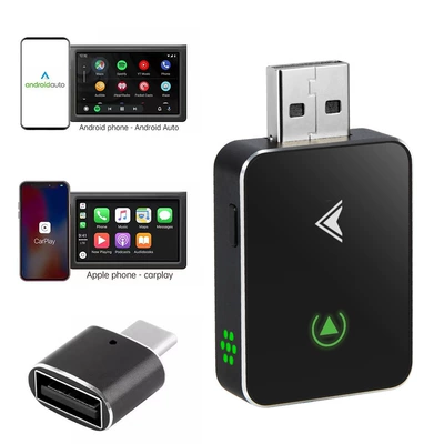 Button Wireless Carplay Box: Simsiz CarPlay və Android Auto
