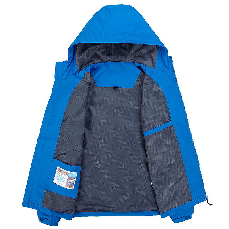 Chaqueta de asalto encapuchada hombre abrigo a prueba de viento de color sólido deportivo al aire libre impermeable lluvia ropa de montaña ropa de compra de grupo