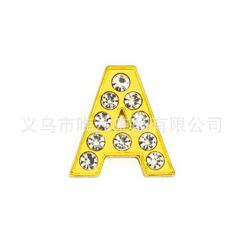 Gold diamond letter-a