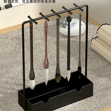 铁艺毛笔笔架笔挂架子摆件挂件架书法创意挂毛笔新中式文房四宝架