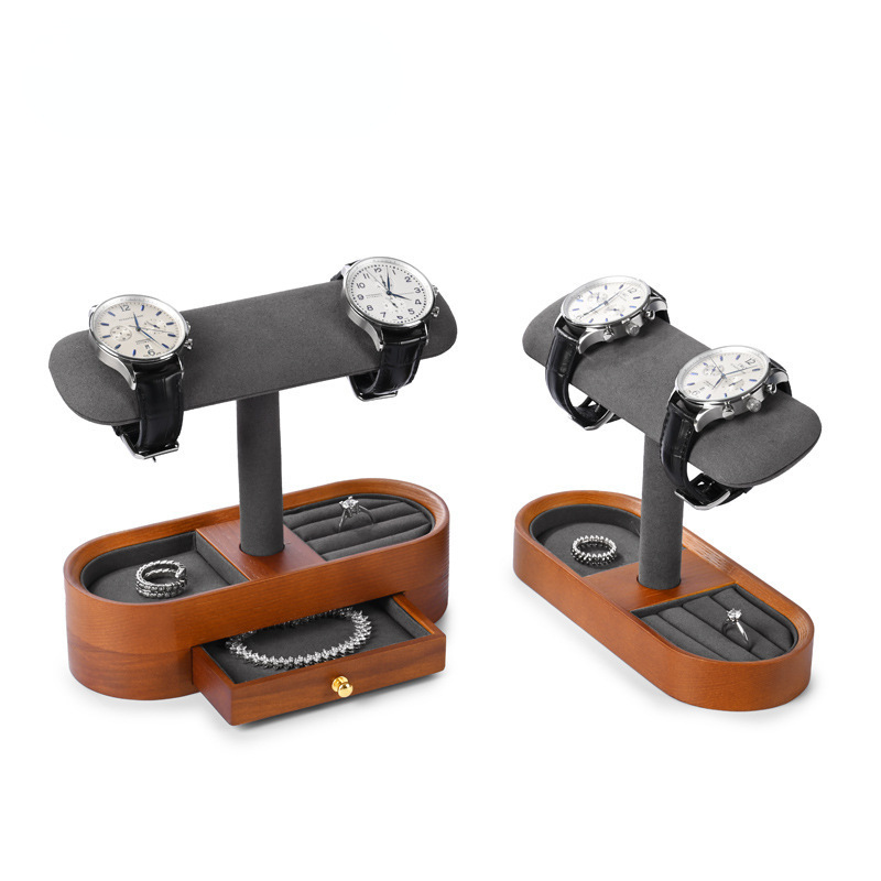 JILI 無垢材時計ディスプレイスタンドハイエンド腕時計ブレスレットディスプレイスタンドジュエリー収納ディスプレイ小道具|undefined