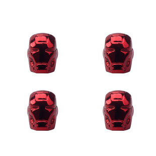 Iron Man Style Car Tire Valve Cap Car Motorcycle Dust Cover Car Tire Valve Cap