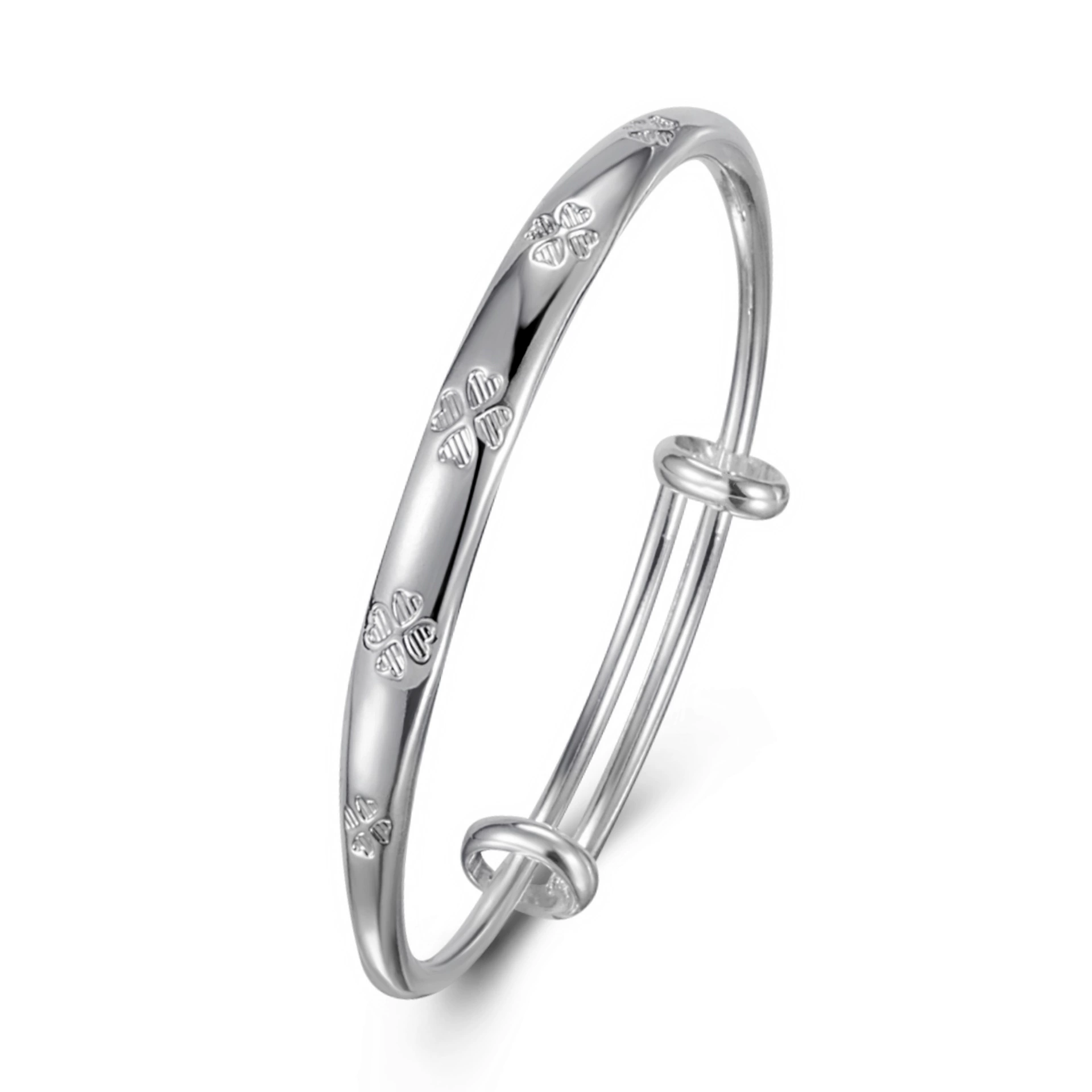 Children's bracelet, four-leaf clover