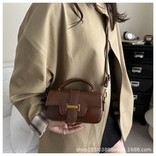 2025新款韩国小众包包轻奢时尚小方包单肩包百搭简约PU材质女包