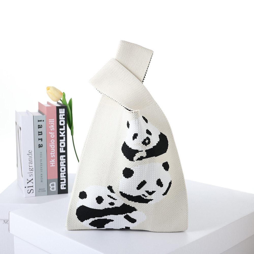 2024 Flying Weaving Bag Tote Bag Versión coreana del nuevo bolso de mano de moda Fabricante de bolsas de compras casuales de gran capacidad para estudiantes