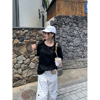 黄峥 韩版防晒针织衫女宽松慵懒外搭松长袖T恤罩衫上衣女530828