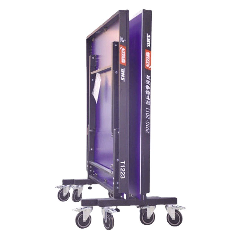 Red Double Happiness T1223 Стол для настольного тенниса Складной мобильный стол для настольного тенниса T2023 Стол с колесами