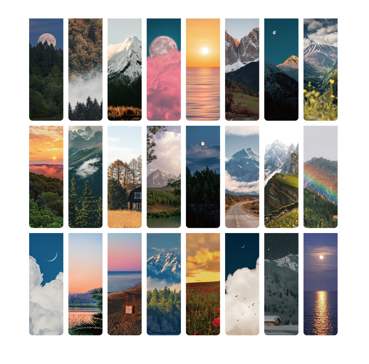 24款自然风光书签 2023-10-11_画板 1