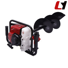 加厚型园林植树挖坑机 水泥杆挖坑机 多用途73cc手提挖坑机