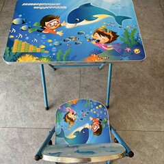 メーカー卸売簡易折りたたみテーブルクロスボーダー幼稚園デスククロス補強漫画柄小さなダイニングテーブル折りたたみテーブル