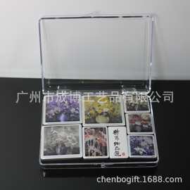 图片定制画家画展宣传小礼品滴胶冰箱贴套装画家作品集树脂冰箱贴