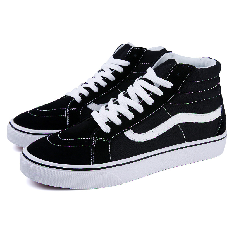 Cruz-frontera super popular zapatos de lona retro clásico zapatos de los hombres y las mujeres de pareja versátil zapatos de moda casual de los hombres