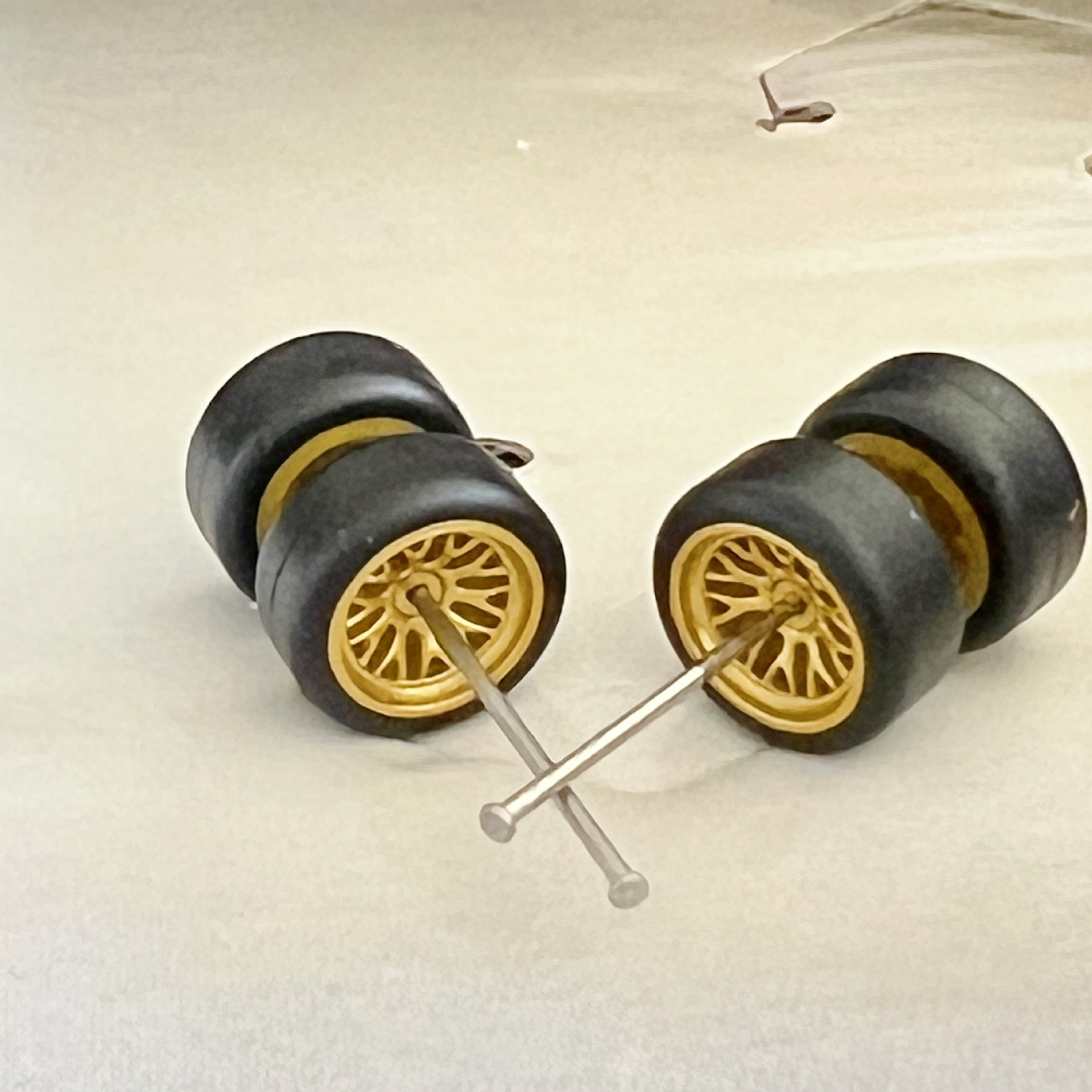 Hot Wheels Matchbox Domica 1/64 de nivel de entrada de aleación de coche modelo de modificación de la rueda de goma del neumático de goma cubo de la rueda