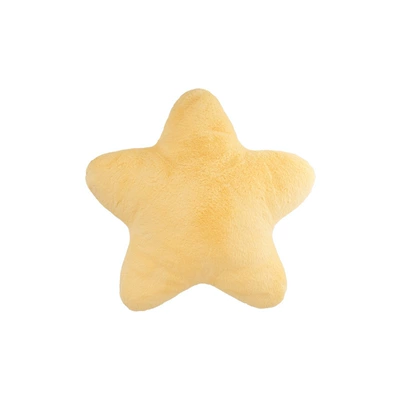 2026 New Car Headrest Neck Pillow Creative Cute Star Car Cushion High-End Car Lumbar Support Cushion (Headrest) - rabbit-fur-star-headrest-yellow