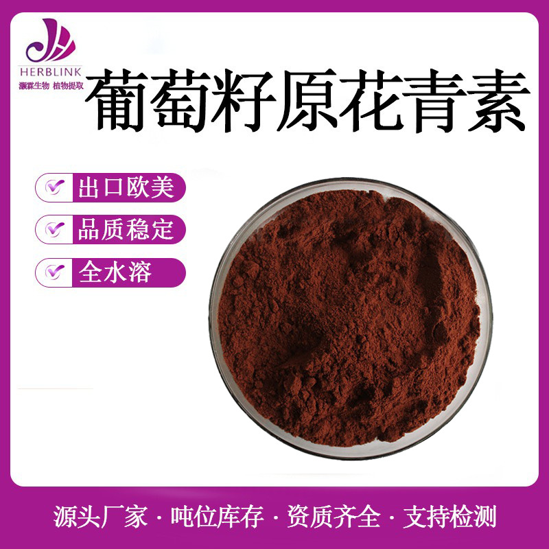 葡萄籽提取物95%原花青素 OPC 葡萄籽提取物10:1 可定制 水溶葡萄