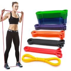 Manufacturer Direct Supply Latex Fitness Yoga Resistance Bands Squat Glute Band Elastic Resistance Ring Strength Training Resistance Bands