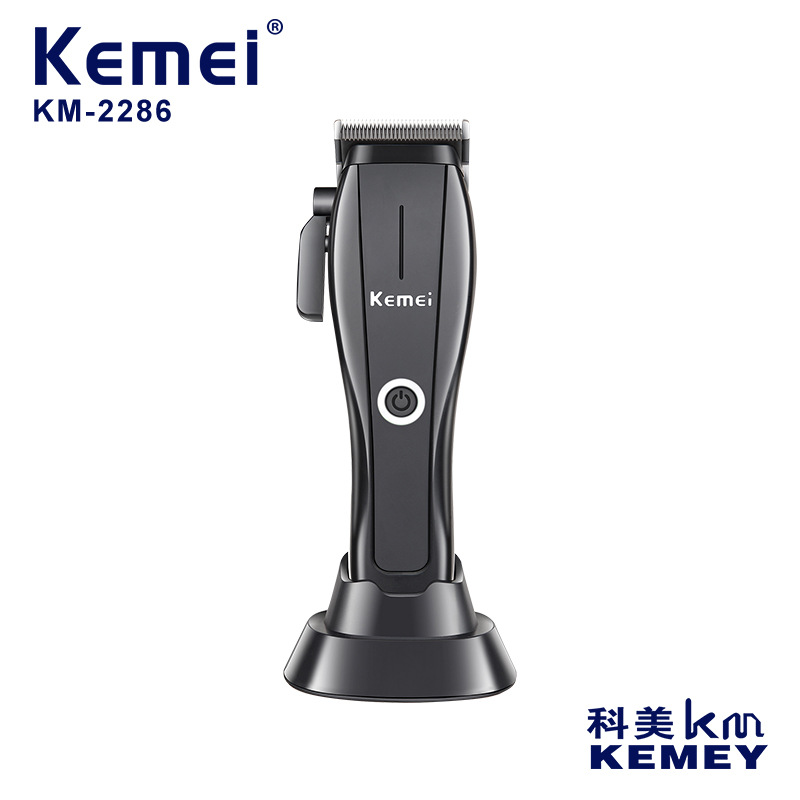 Kemei / Kemei salón de peluquería profesional cabeza de aceite tallado cortador de pelo base recargable cortador de pelo de larga duración múltiple