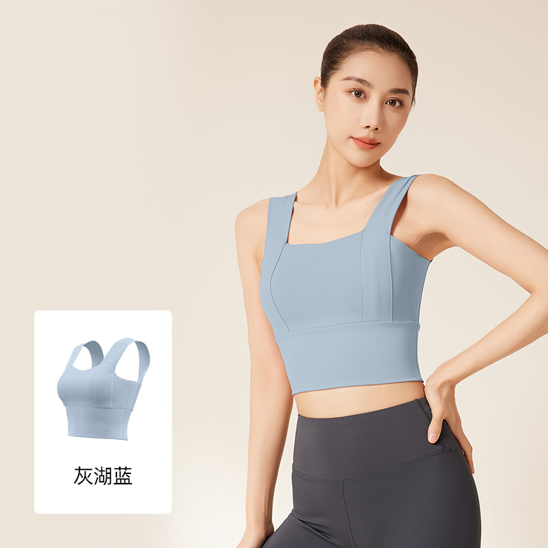 Juyitang ropa interior deportiva Estilo Chaleco transfronterizo de alta resistencia a prueba de golpes push-up deportes fitness yoga sujetador