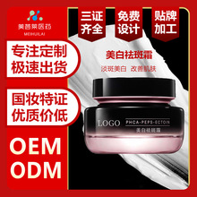 美白祛斑霜贴牌加工厂熊果苷抗皱紧致面霜素颜霜祛痘膏oem定制