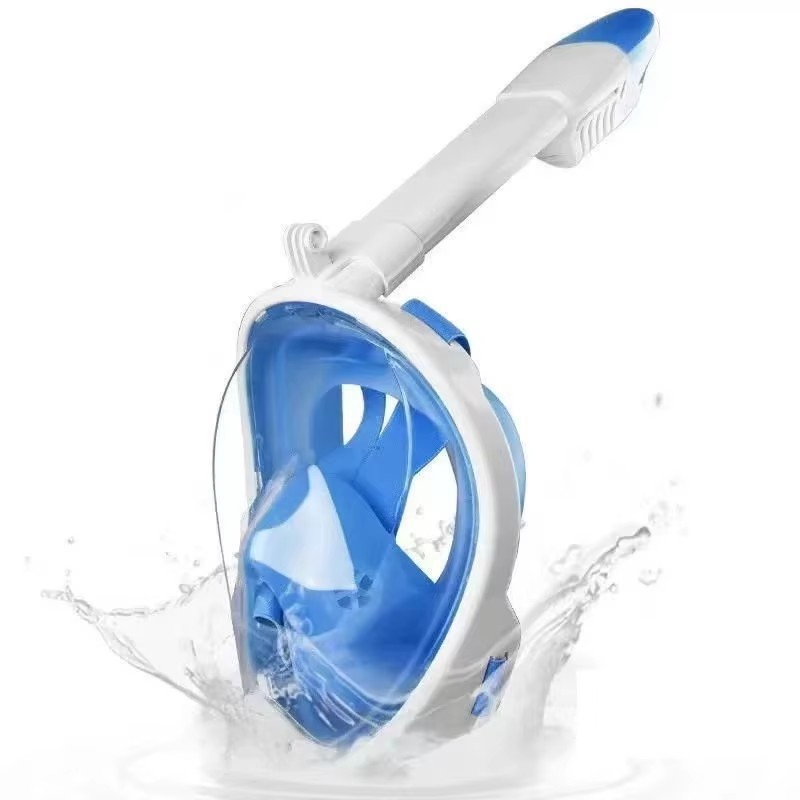 Full Face Diving Goggles, Snorkeling Set, Diving Integrated Mask, Fully Dry Snorkel Integrated Diving Mask