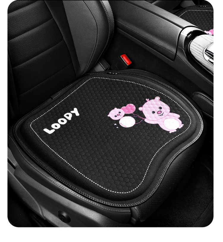 New cross-border cartoon car honeycomb cushion gel seat cushion summer car breathable cool cushion office seat cushion