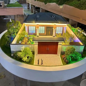 农村自建房别墅沙盘模型