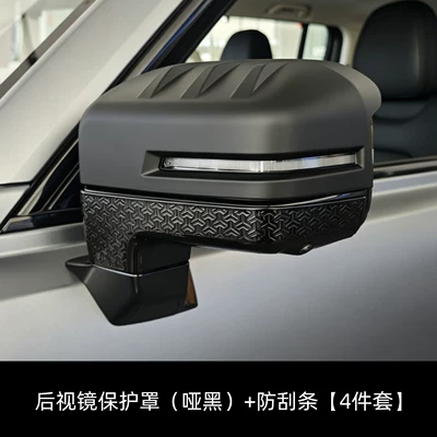 Rearview Mirror Protective Cover New – Qapı və bamper qoruyucu zolaqlar - raptors-rearview-mirror-protective-cover-anti-scratch-strip-matte-black-4-pieces