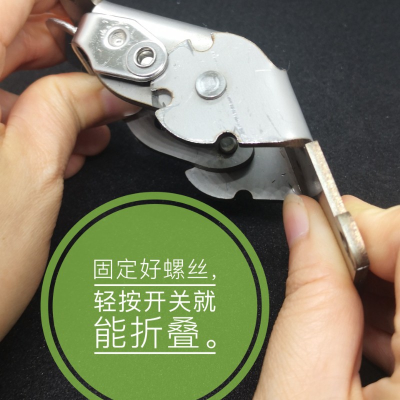 Taburete Mesa mesa de café Conexión de pie plegable bisagra muebles mesa de comedor 0-90-180 grados invisible autobloqueo bisagra plegable