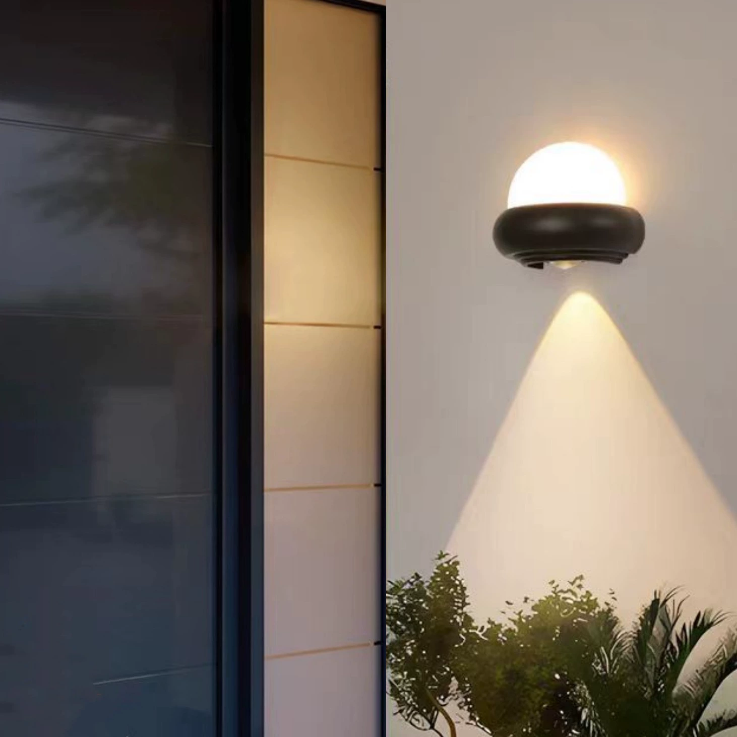 Новый китайский стиль наружные ворота сад садовый настенный свет одноголовый двухголовый трансграничный минималистичный настенный светильник крытый балкон коридор