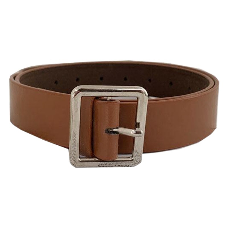 Cinturón de Cuero para Hombre y Mujer, Estilo Coreano, Hebilla Cuadrada, Moderno y Casual, Venta por Mayor